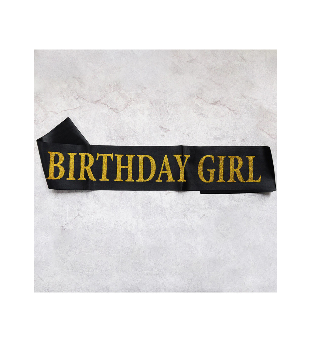 Šerpa, černá Birthday Girl