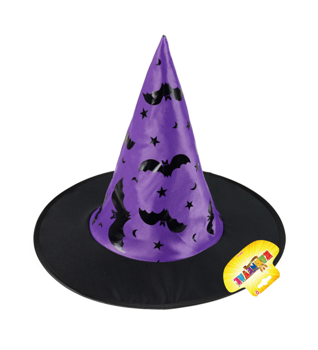 Čarodějnice - klobouk, dětský