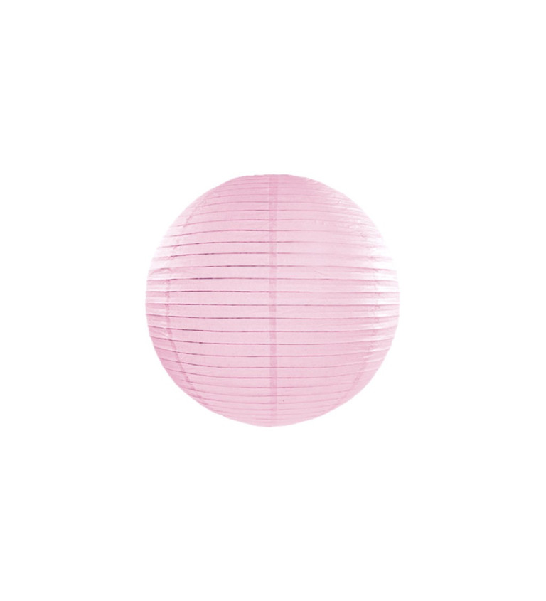 Lampión - růžová koule 35 cm