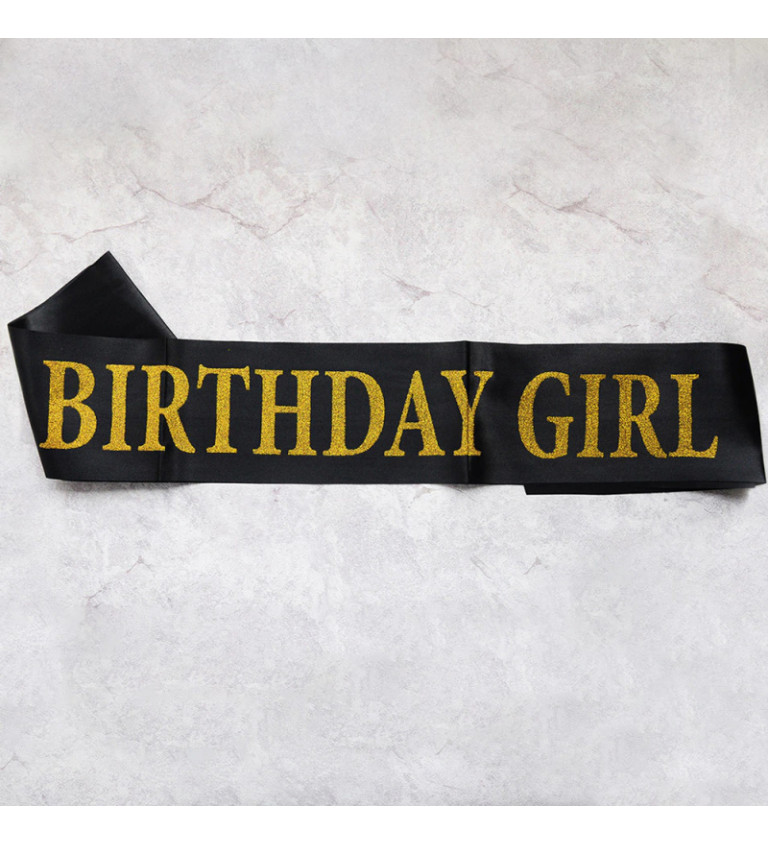 Šerpa, černá Birthday Girl