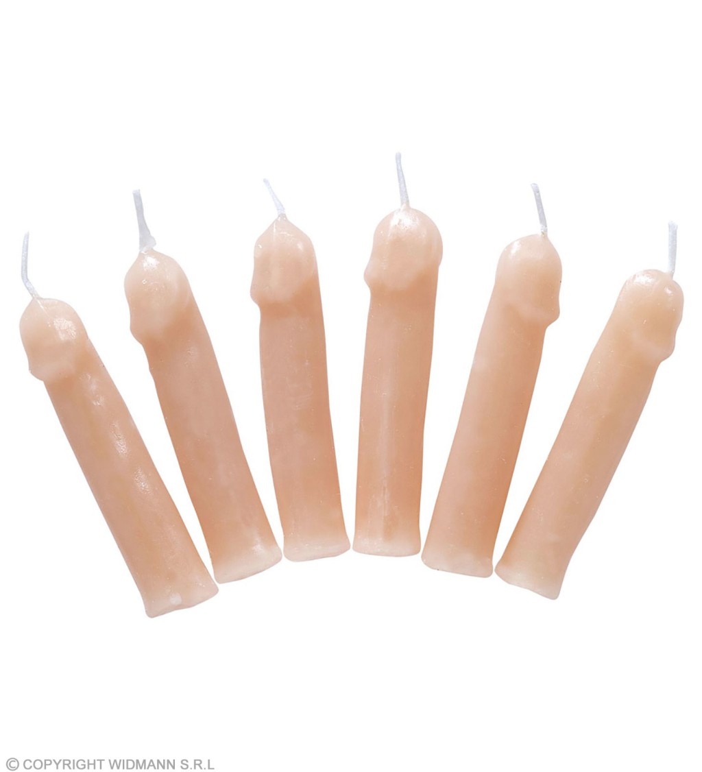 Dortové svíčky Penis