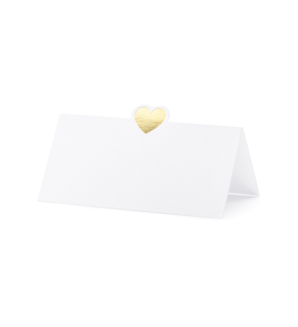 Jmenovky se zlatým srdíčkem