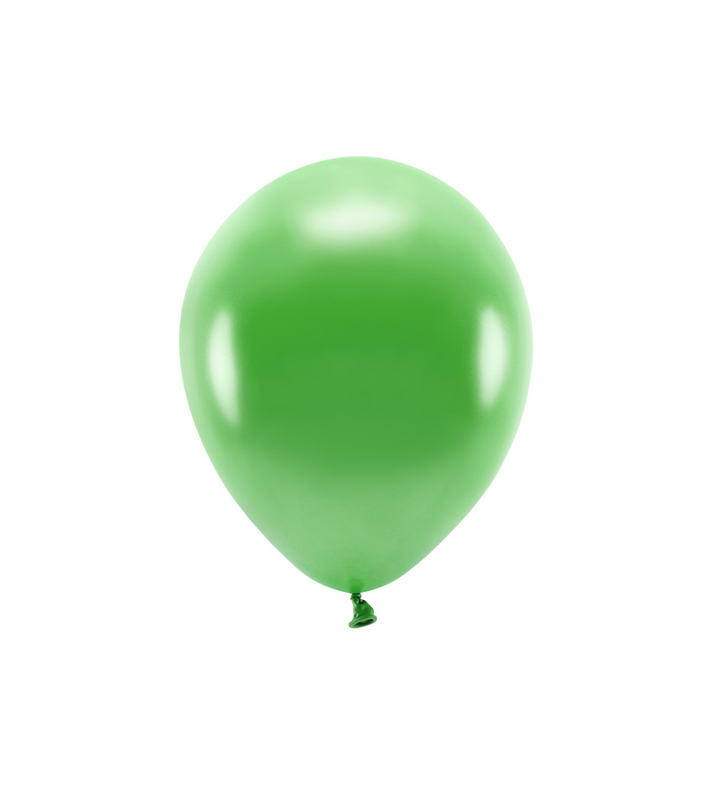 Eko balónky metalické zelené