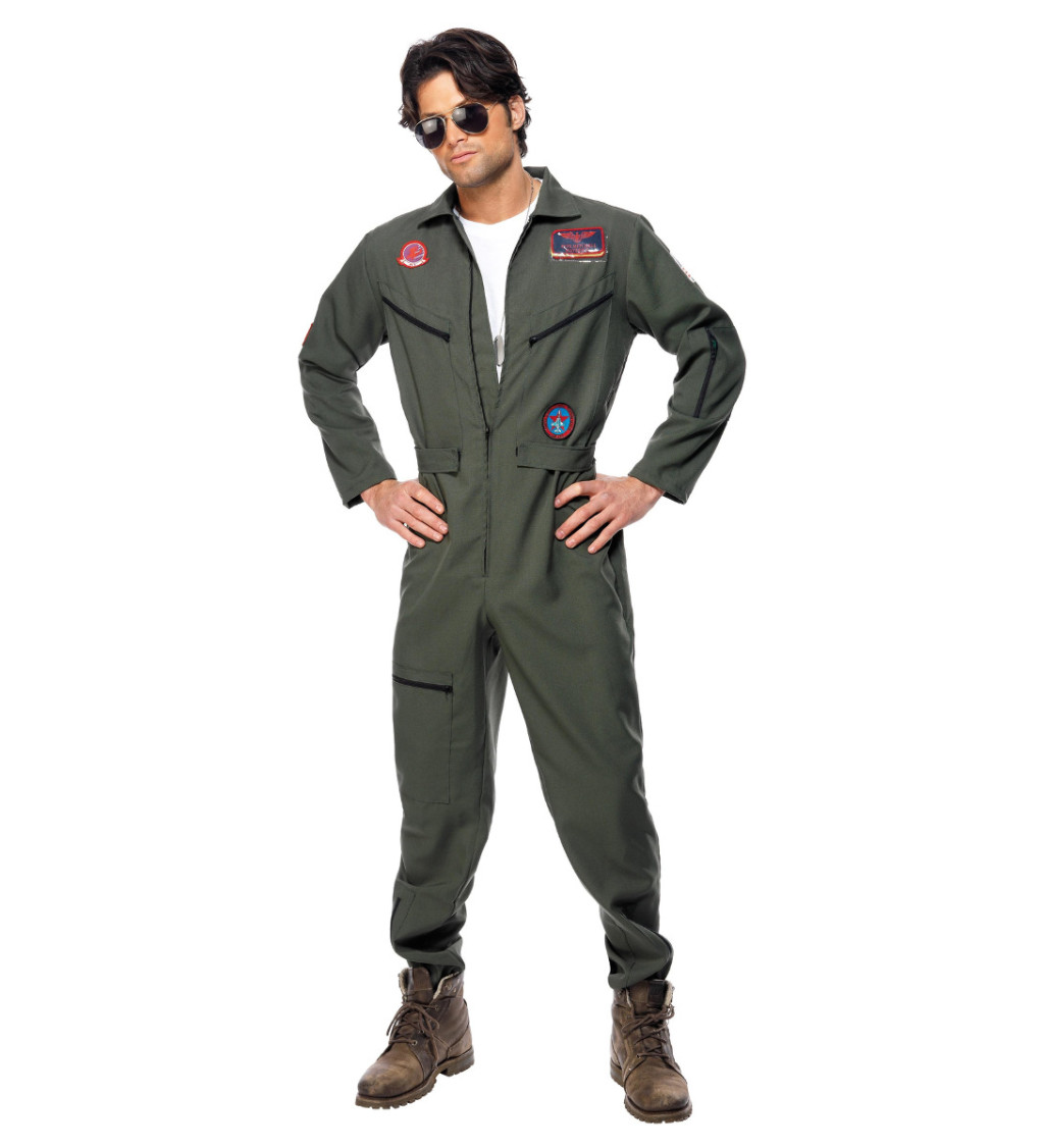 Kostým Pilot Top Gun - deluxe