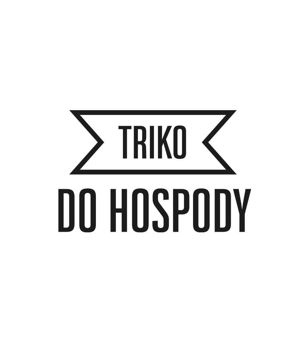 Pánské triko bílé - Triko do hospody