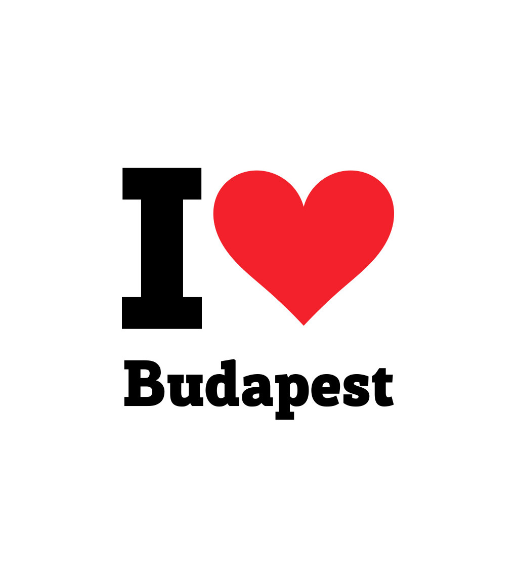 Dámské triko - I love Budapest