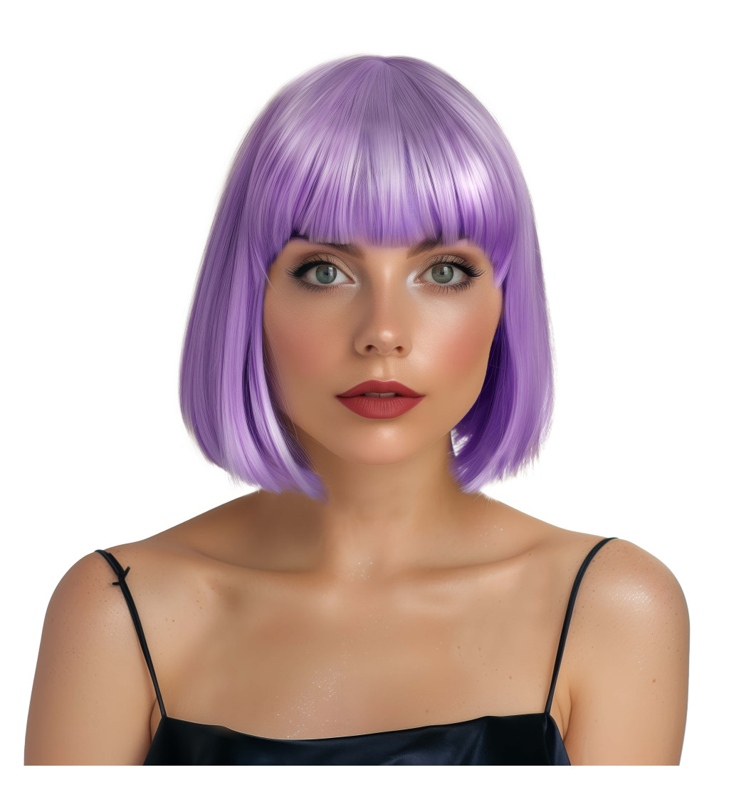 Paruka - mikádo, fialová