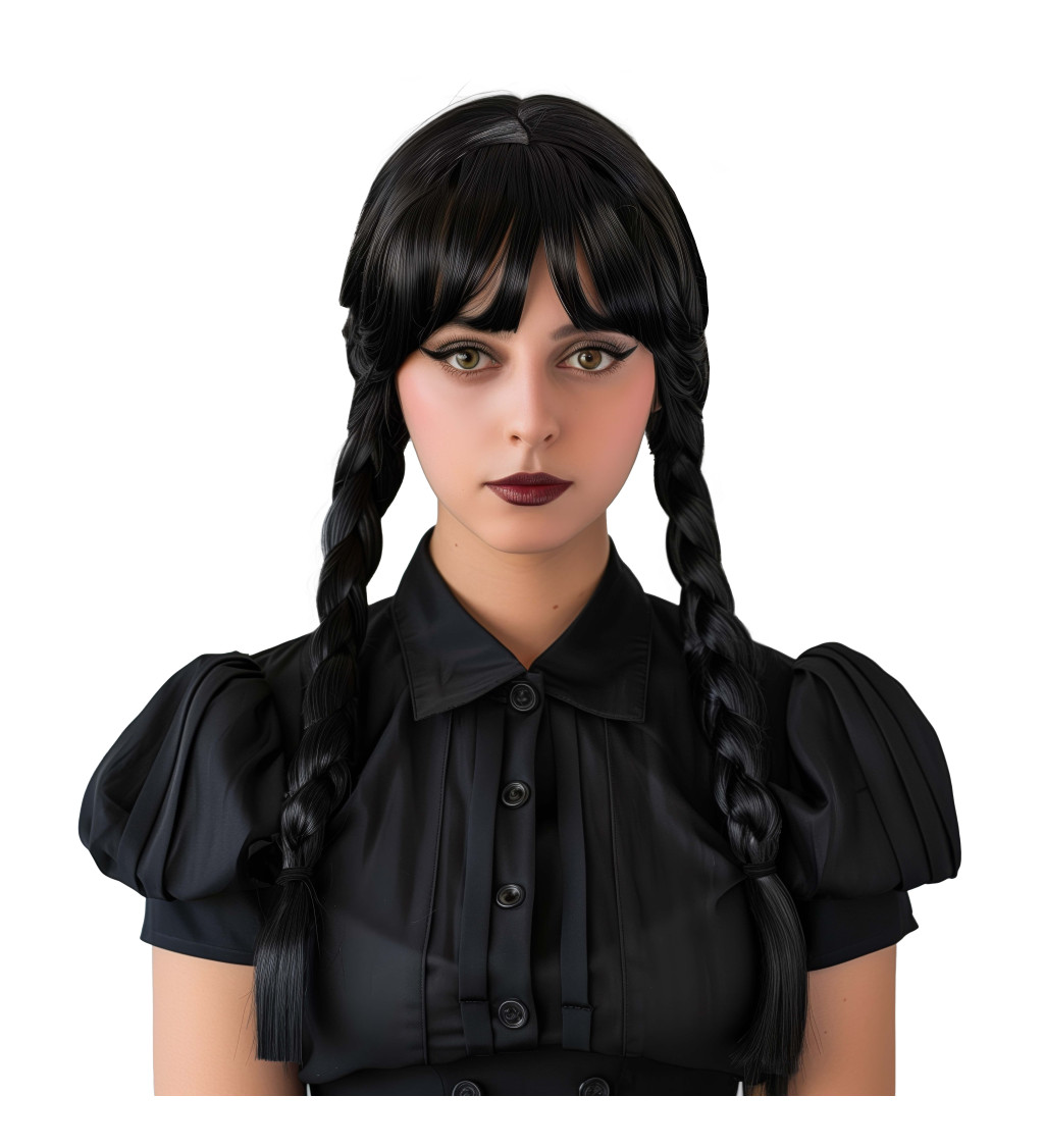 Paruka - s copy, černá