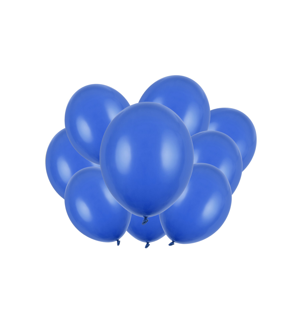 Balónek pastelový - modrý - 10 ks