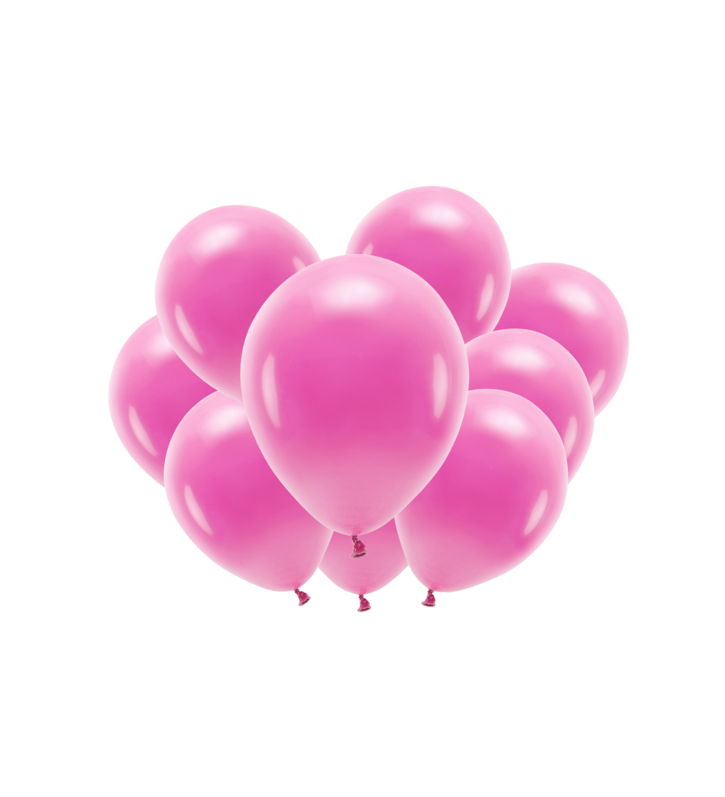 Eko balónky pastelové fuchsiové
