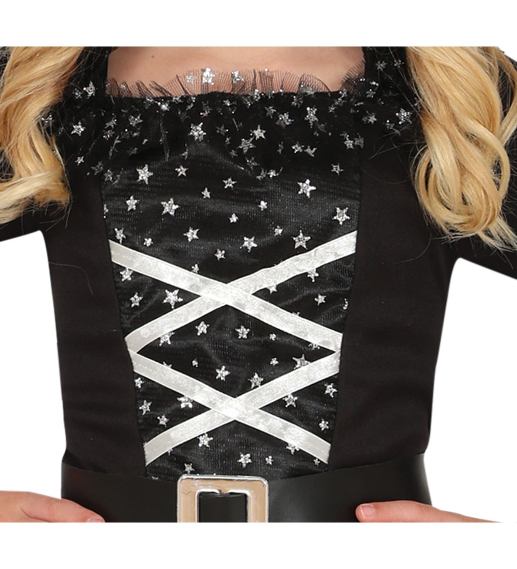 Dětský kostým - hvězdná čarodějnice