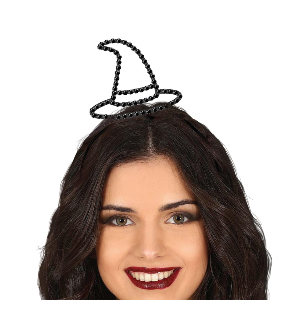 Kovová čelenka - čarodějnice