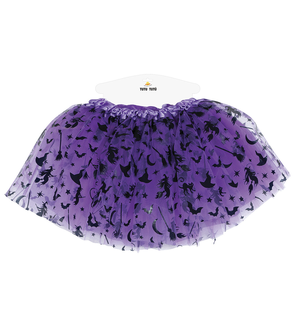 Čarodějnická tylová sukně pro děti
