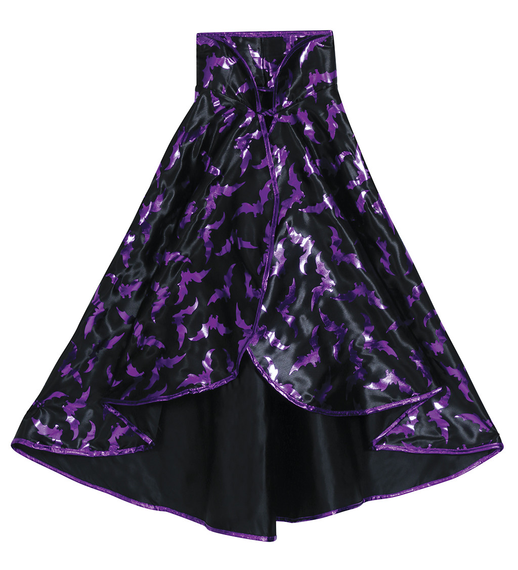 Sada čarodějnice - černo-fialová pro děti