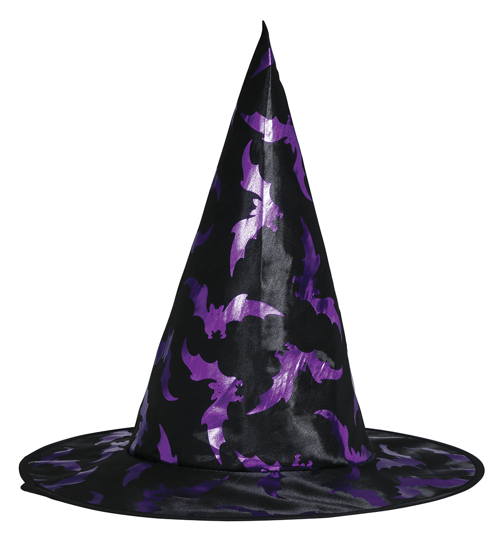 Sada čarodějnice - černo-fialová pro děti