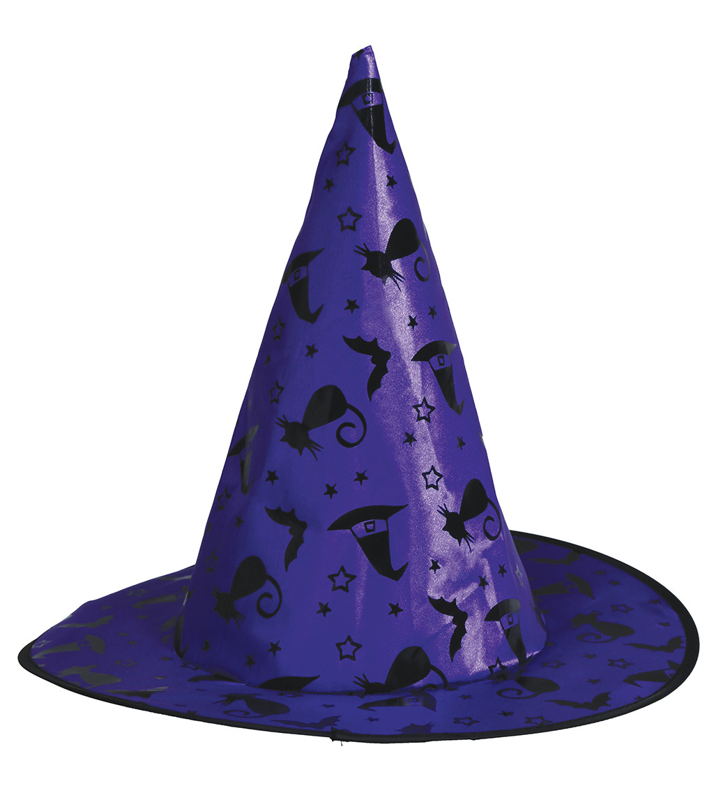 Sada čarodějnice - fialová pro děti