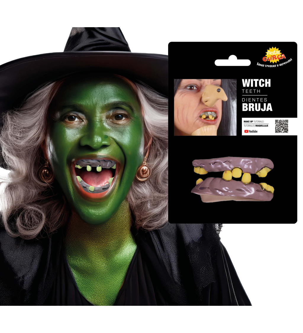 Čarodějnické - latexové zuby