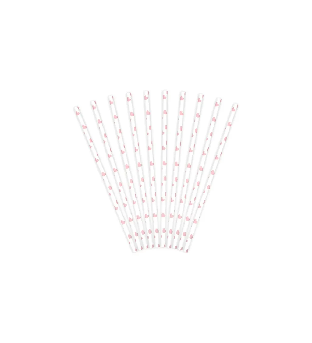 Brčka - růžová srdíčka