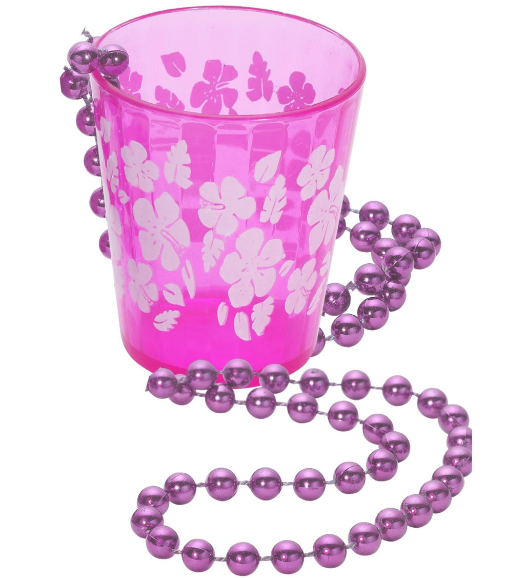 Panák na krk - růžový