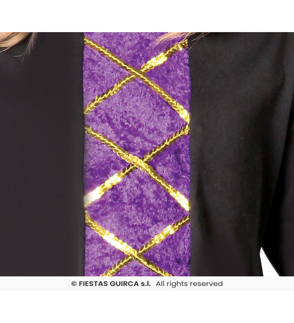 Dětský kostým - Fialová čarodějka