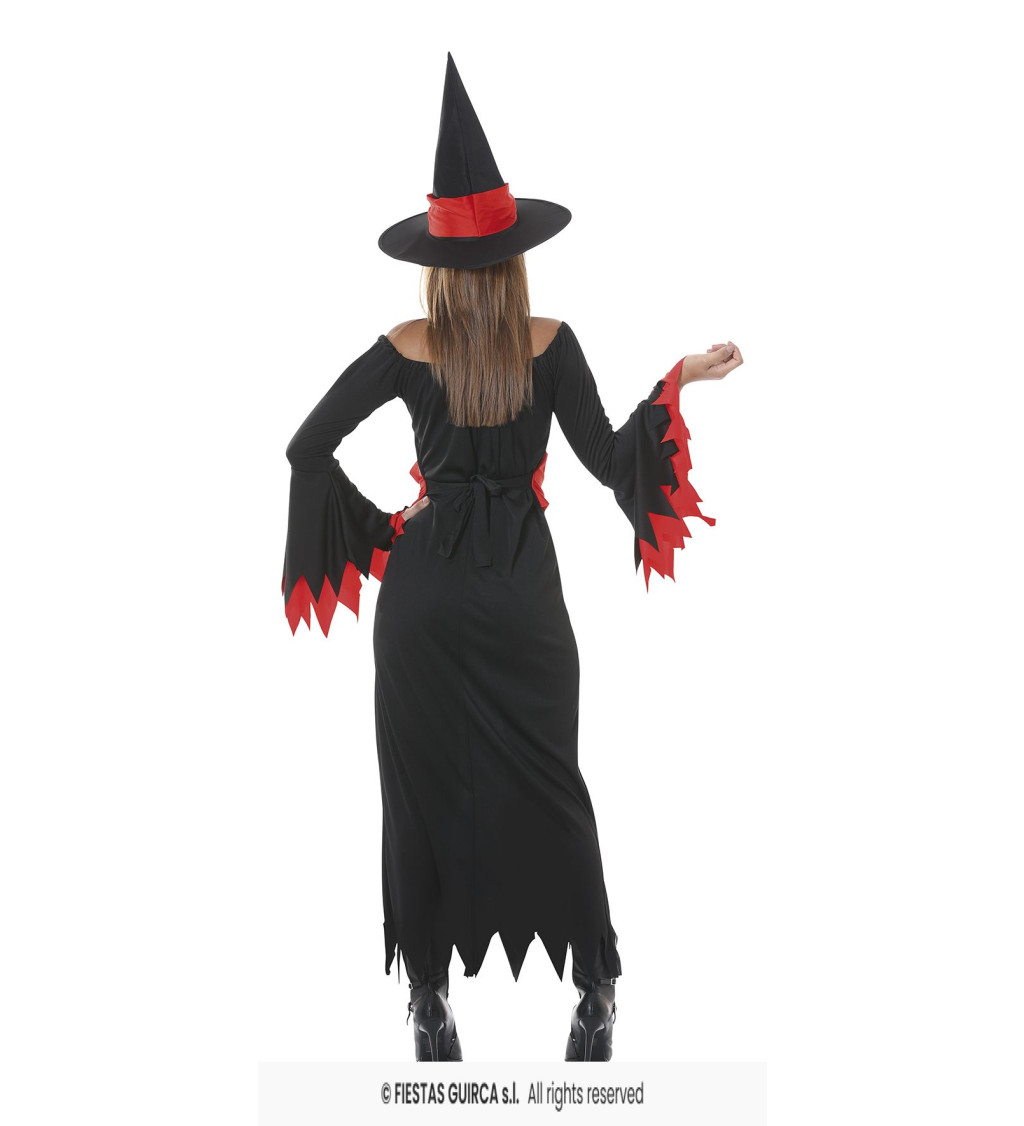 Dámský kostým - Červená čarodějka