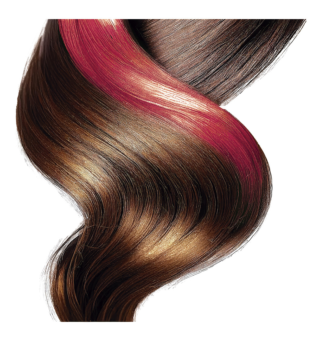 Sprej na vlasy - červený