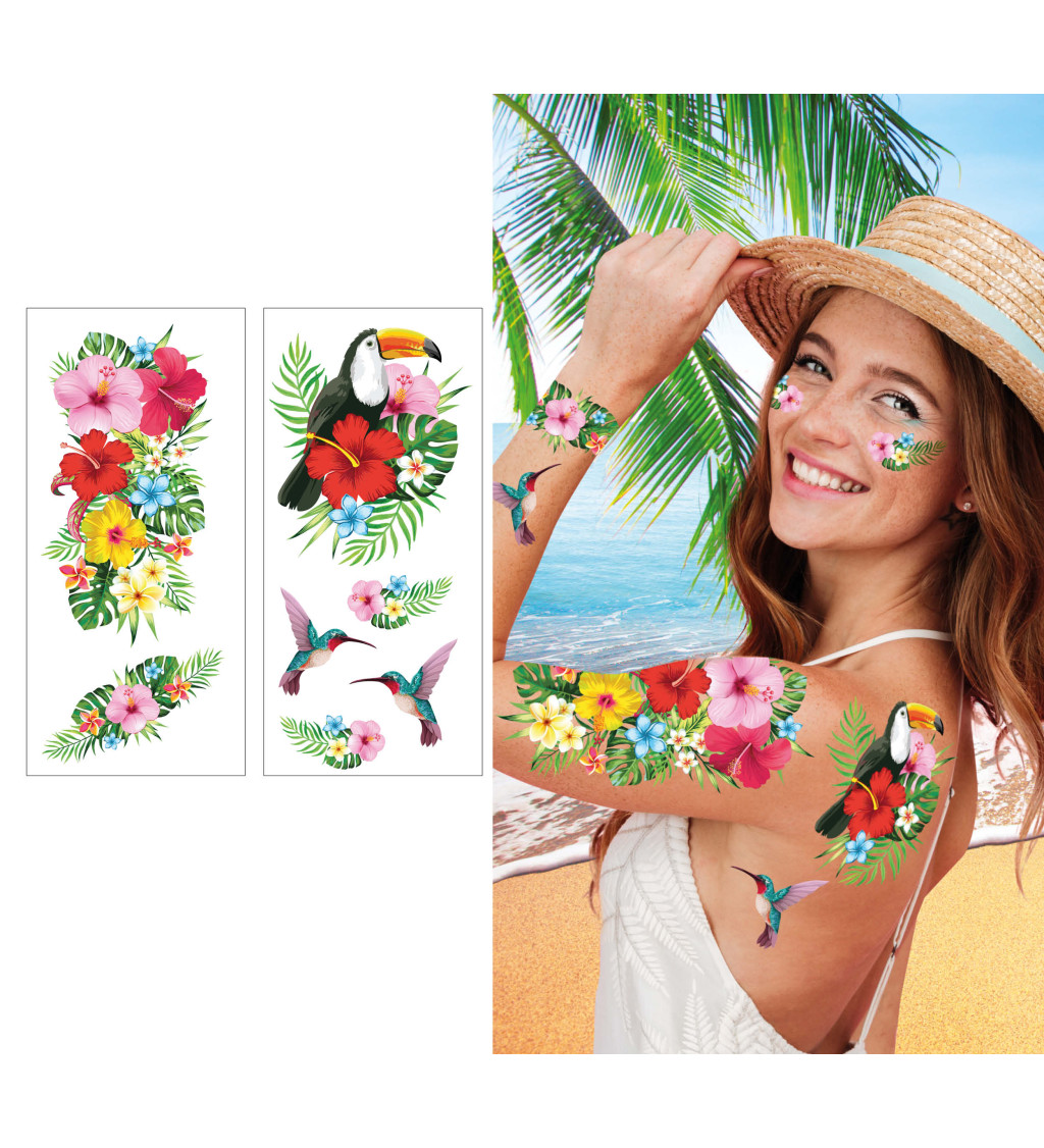 Tropické havajské tetování