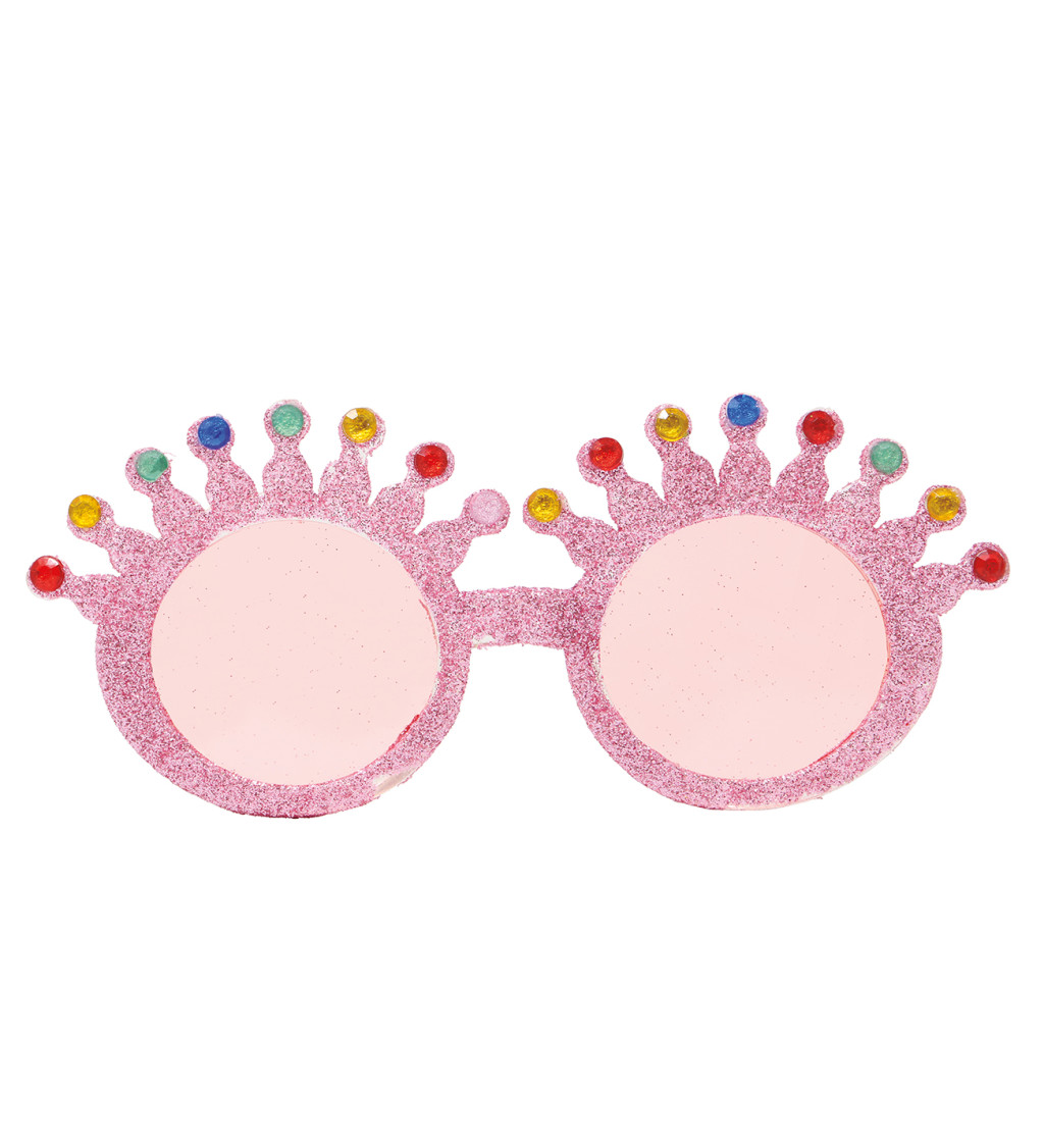 Sluneční brýle - třpytivé korunky