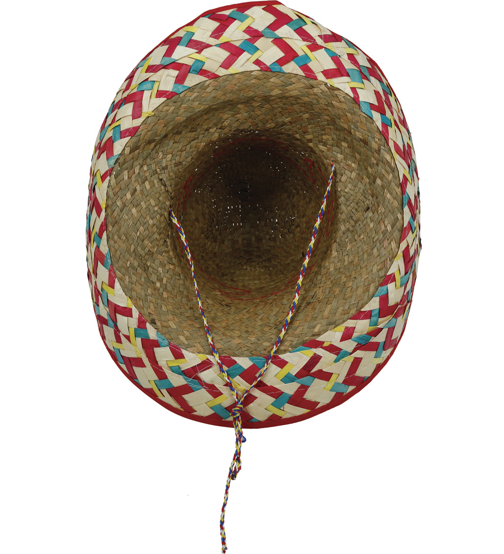 Mexický - slaměný klobouk
