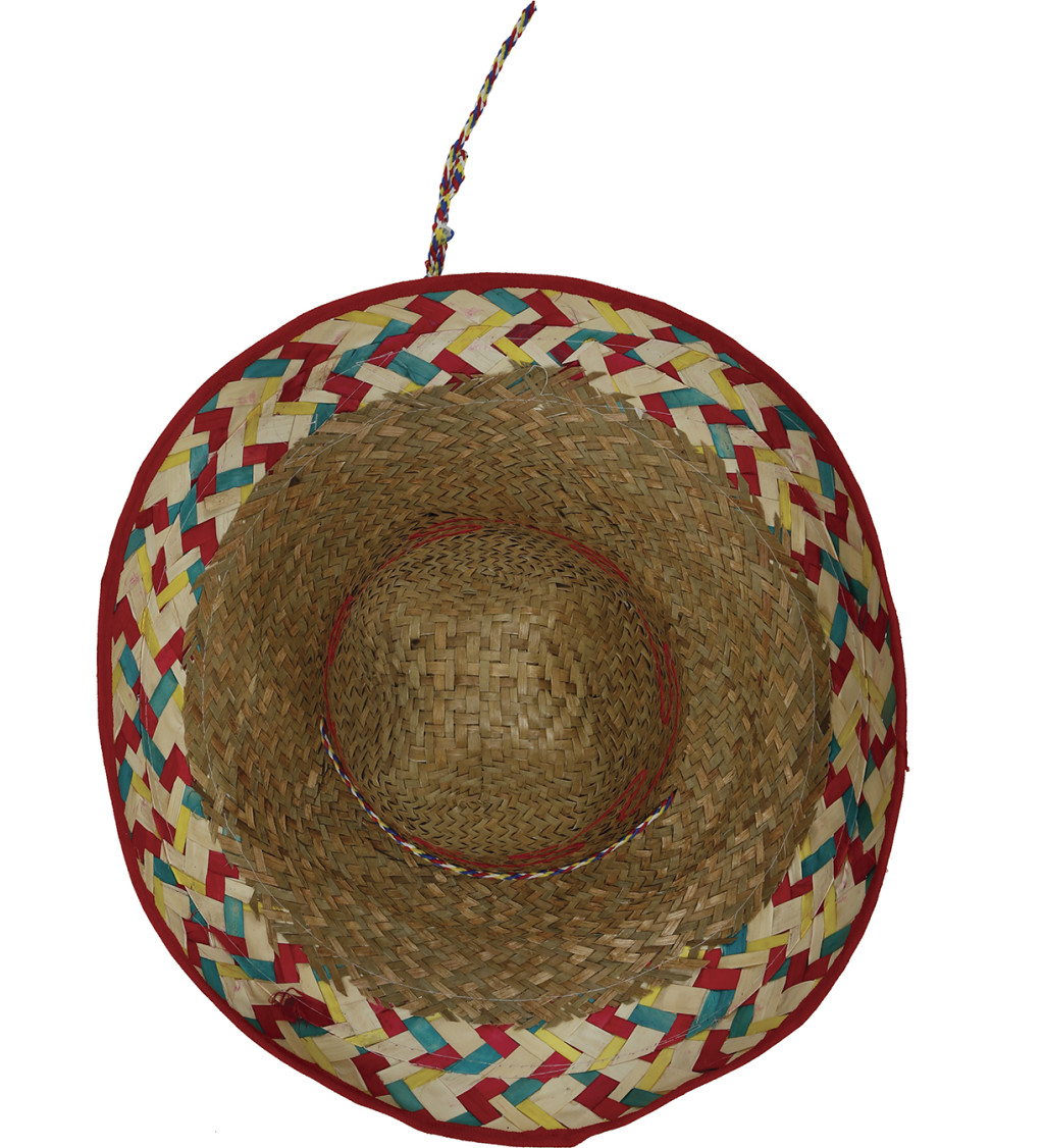 Mexický - slaměný klobouk