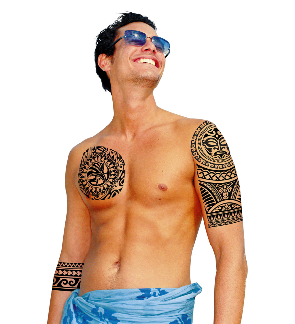 Černé tetování - vlny