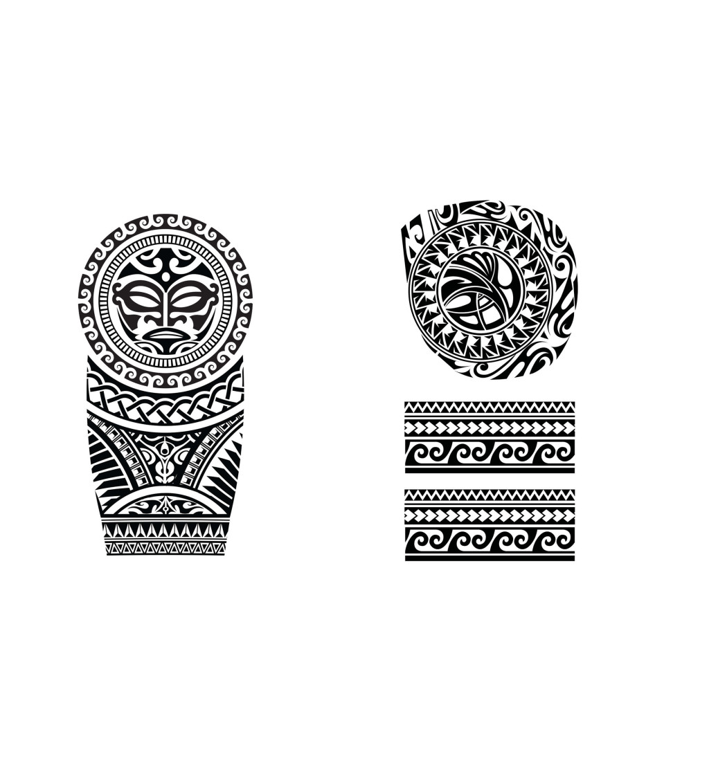 Černé tetování - vlny