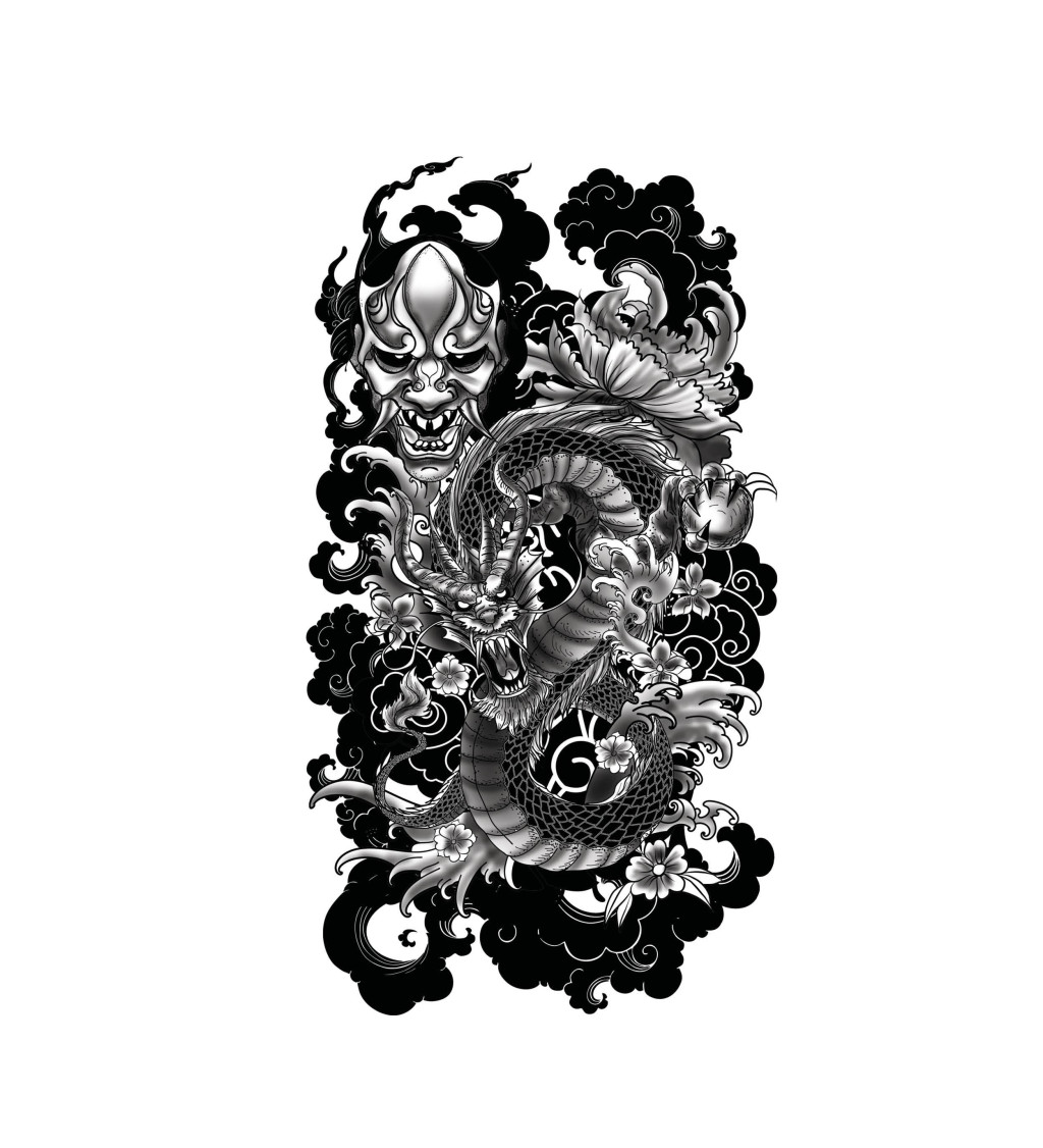 Realistické tetování - drak