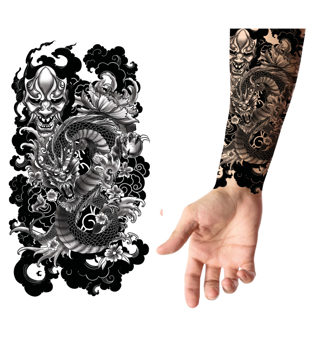 Realistické tetování - drak