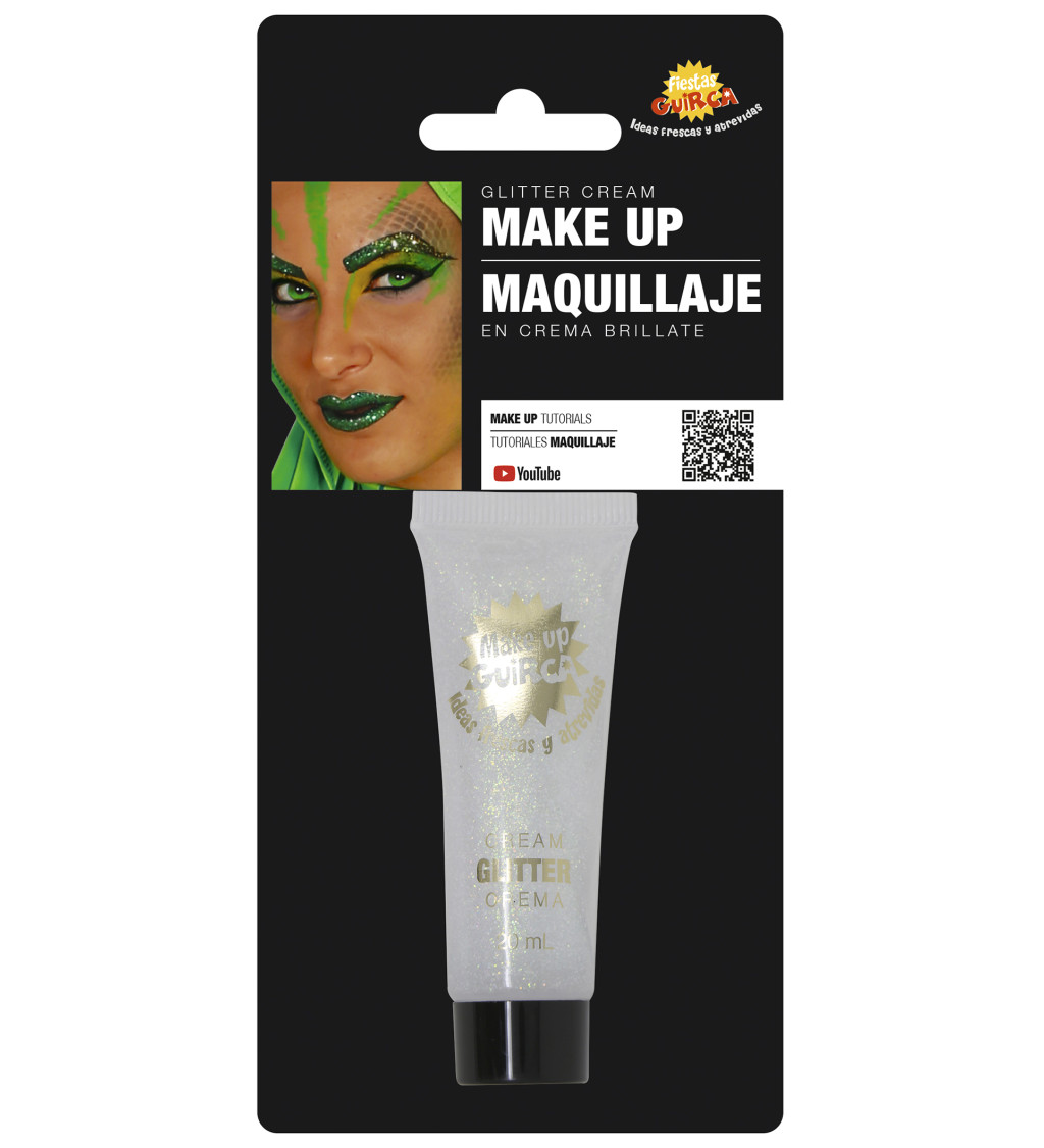 Třpytivý krémový make-up - duhový