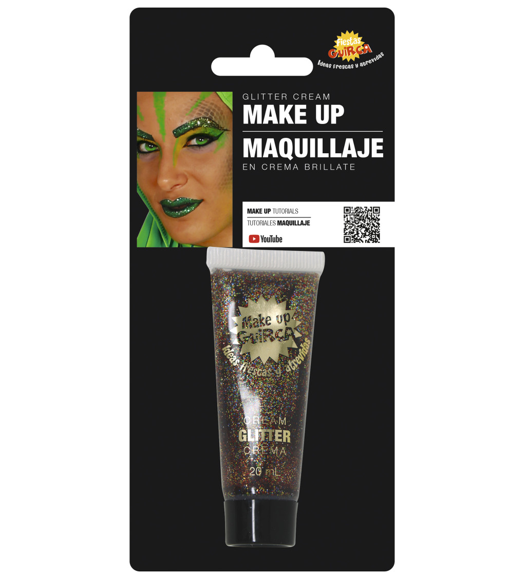 Třpytivý krémový make-up - barevný