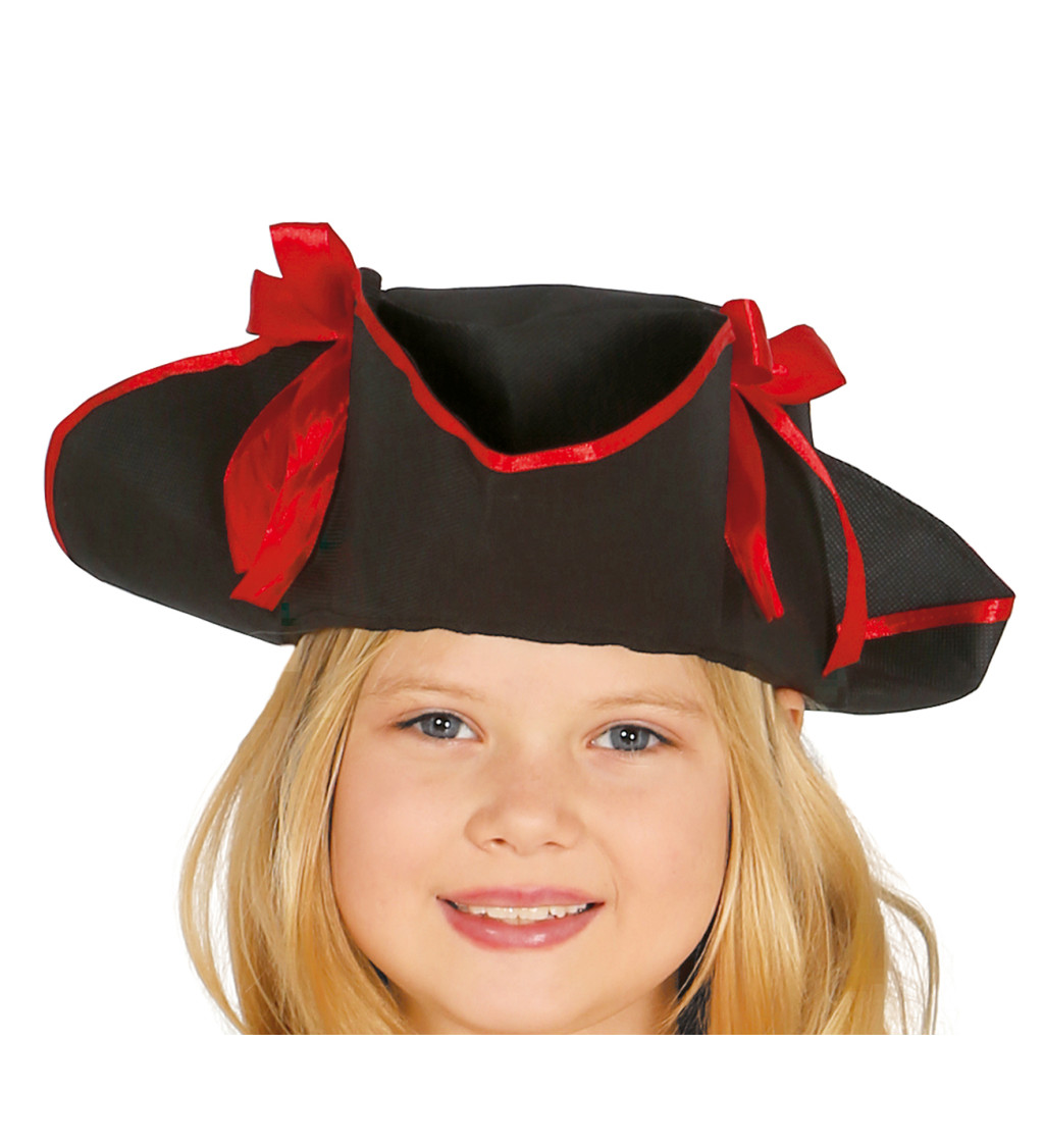 Dětský kostým - Pirátka s lebkami