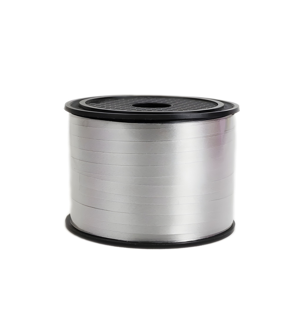 Stuha na balónky - Stříbrná