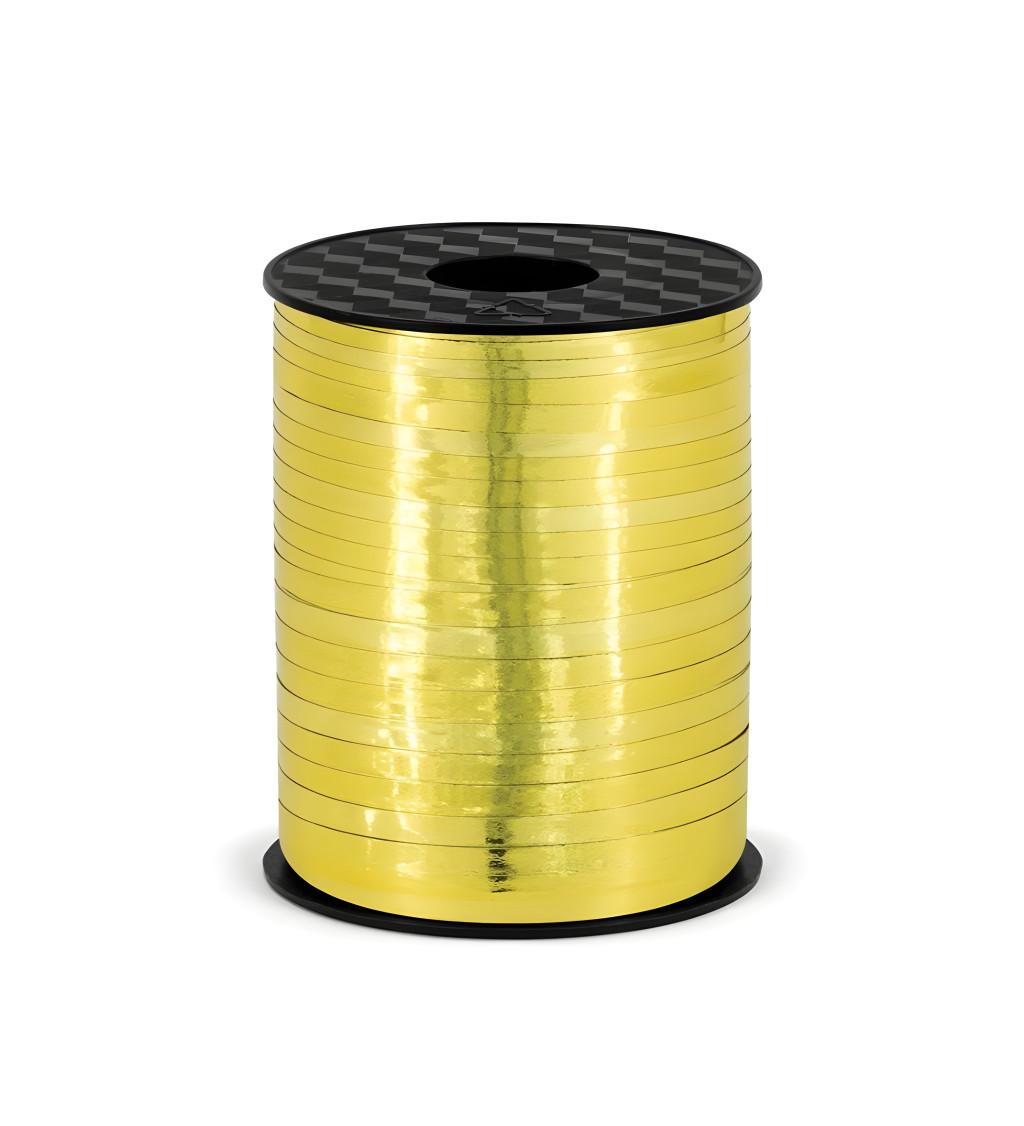 Stuha na balónky - Zlatá