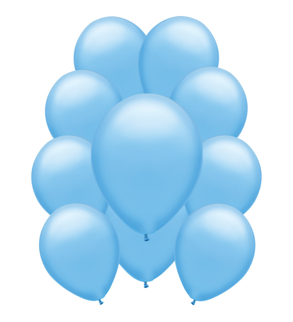 Latexové balónky pastelové - Světle modré