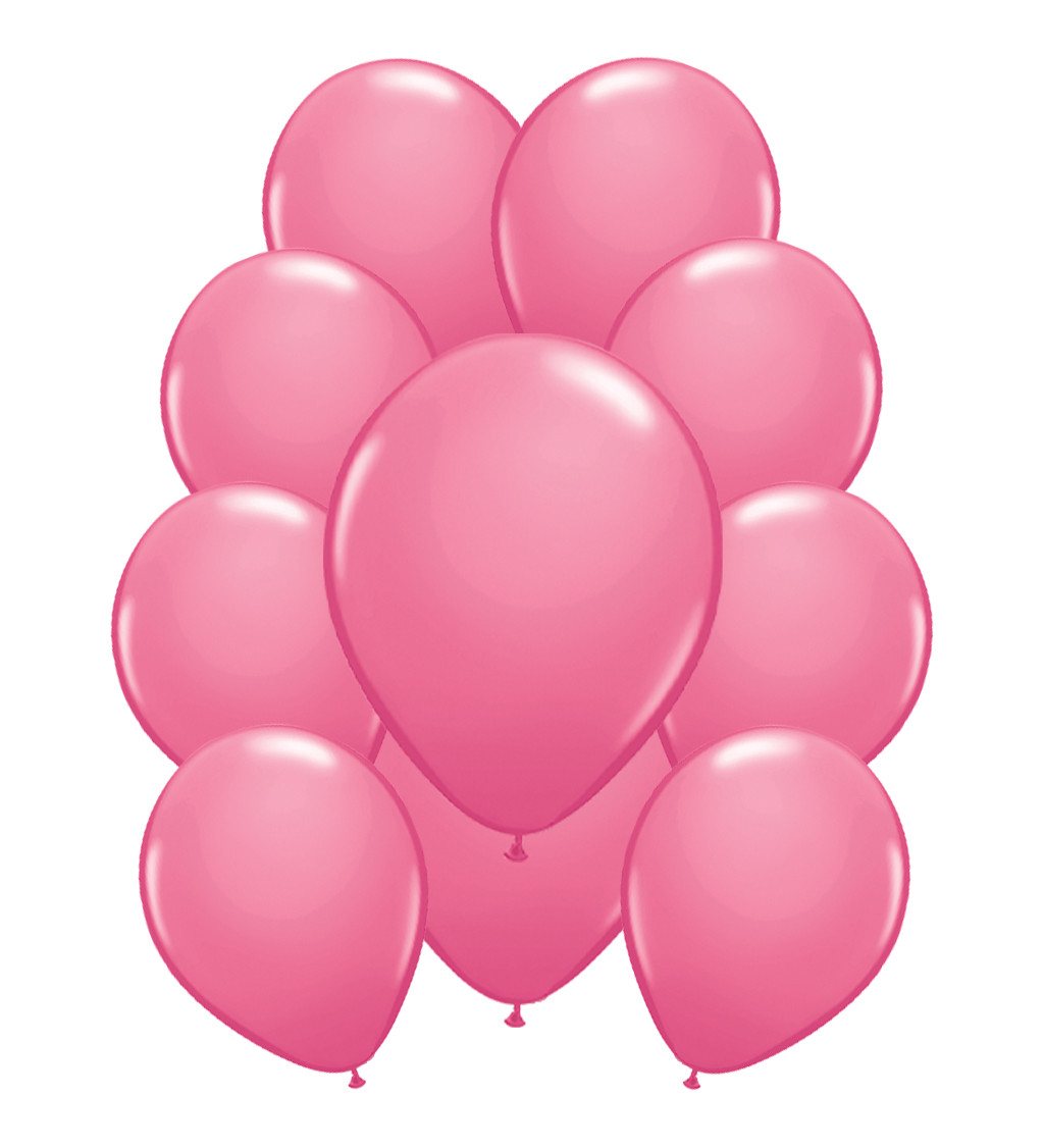 Latexové balónky metalické - Růžové