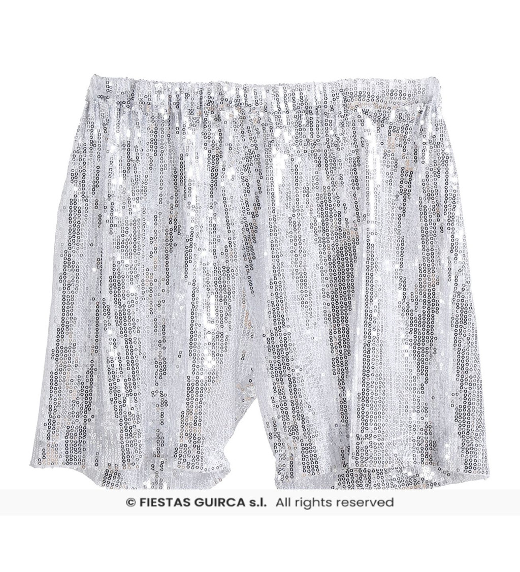 Stříbrné - šortky
