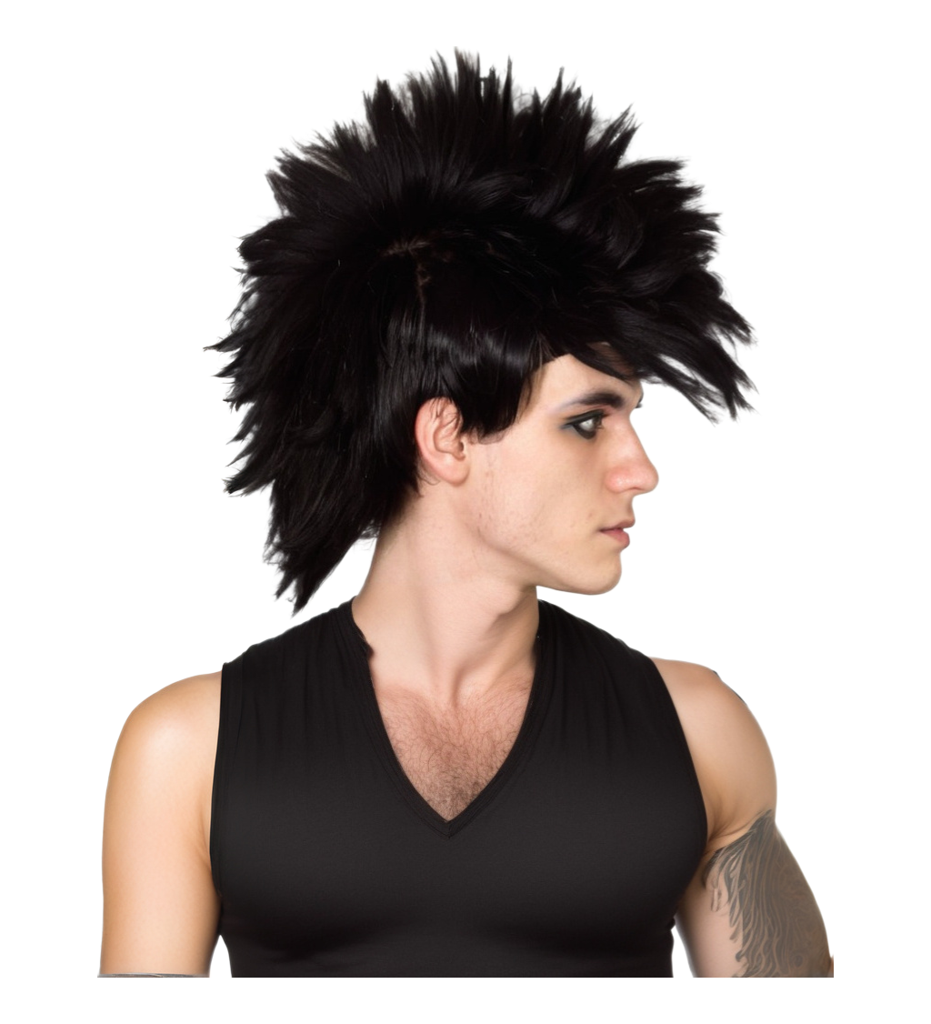 Paruka - číro, černá