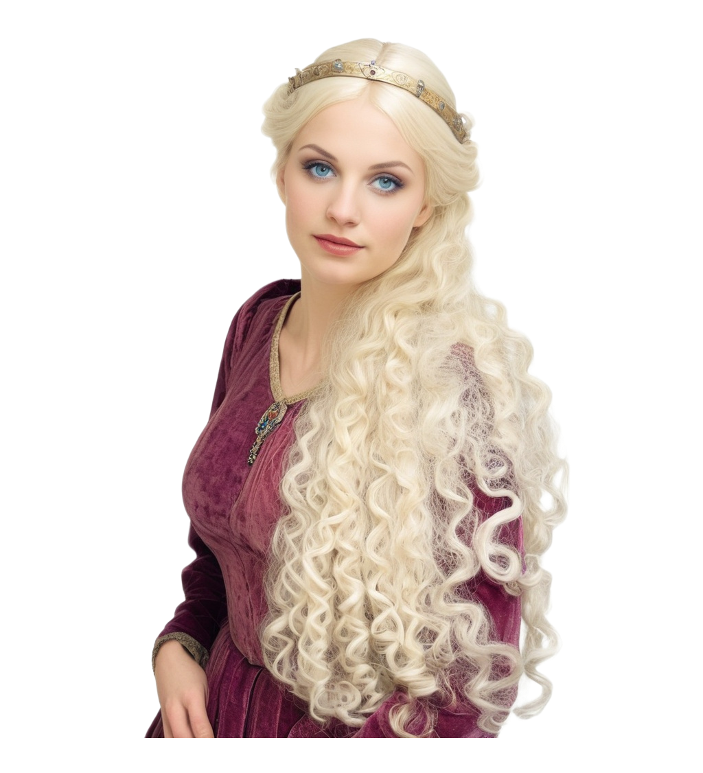 Paruka - středověká královna