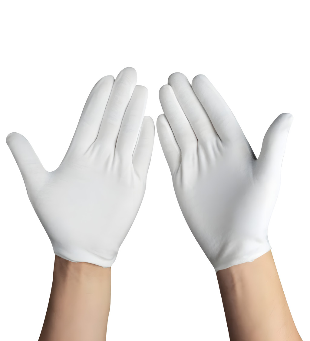 Rukavice pro muže - bílé