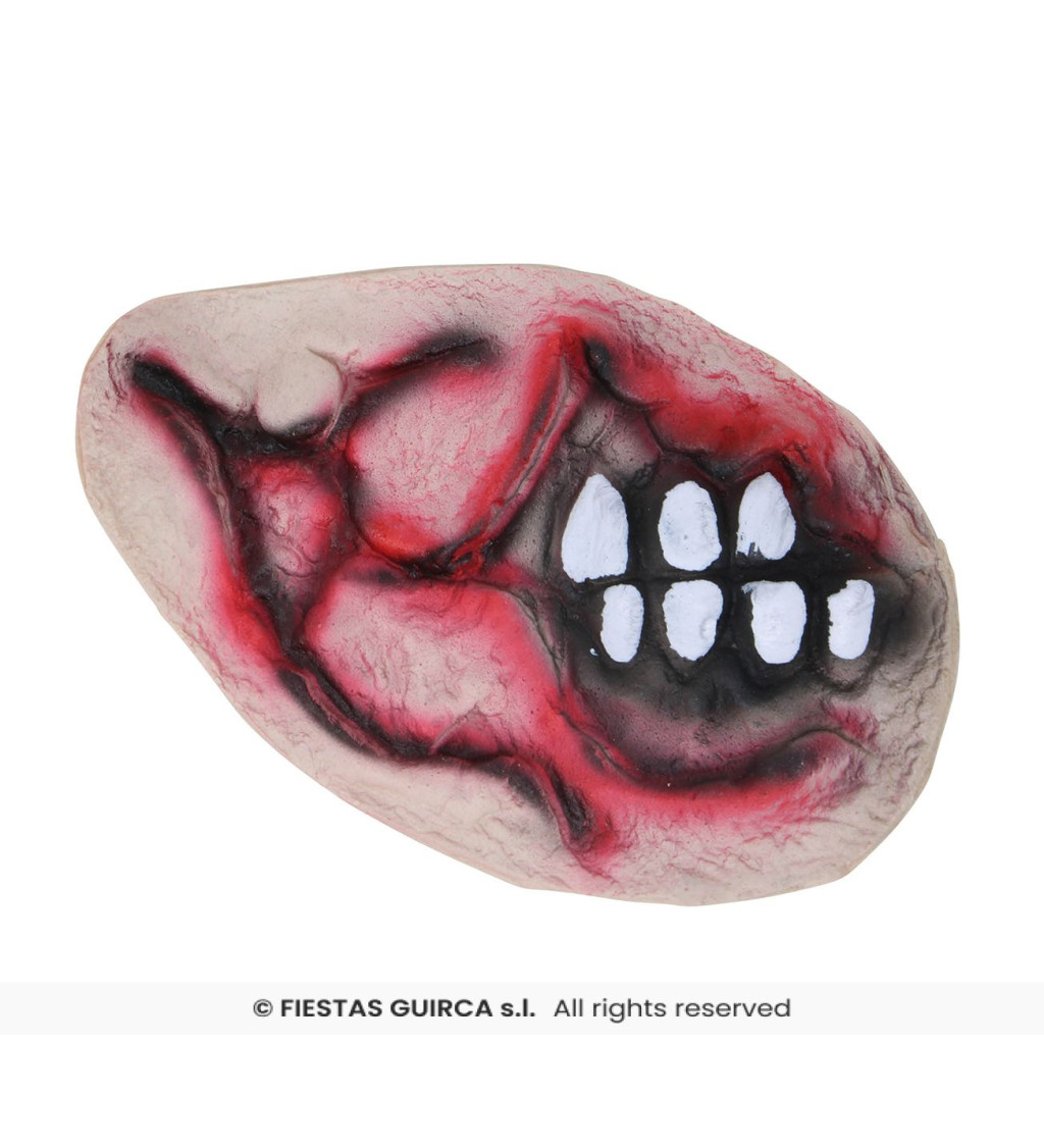 Latexová - jizva půlka obličeje