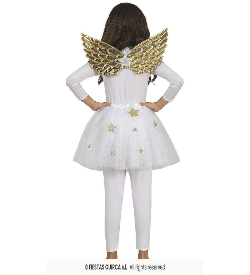Dětská andělská sada s tutu sukýnkou a křídly