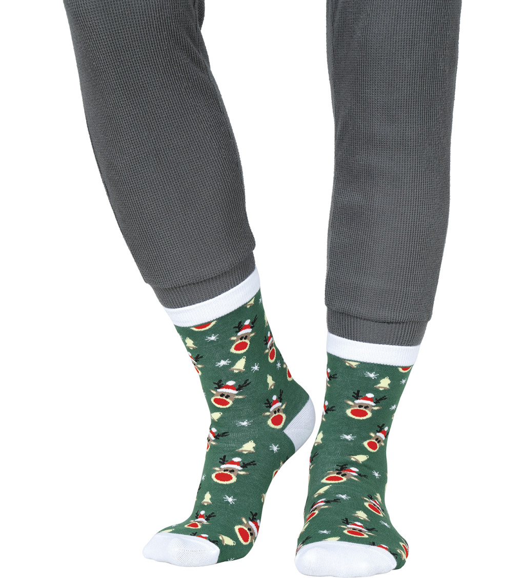 Vánoční ponožky - Sobíci