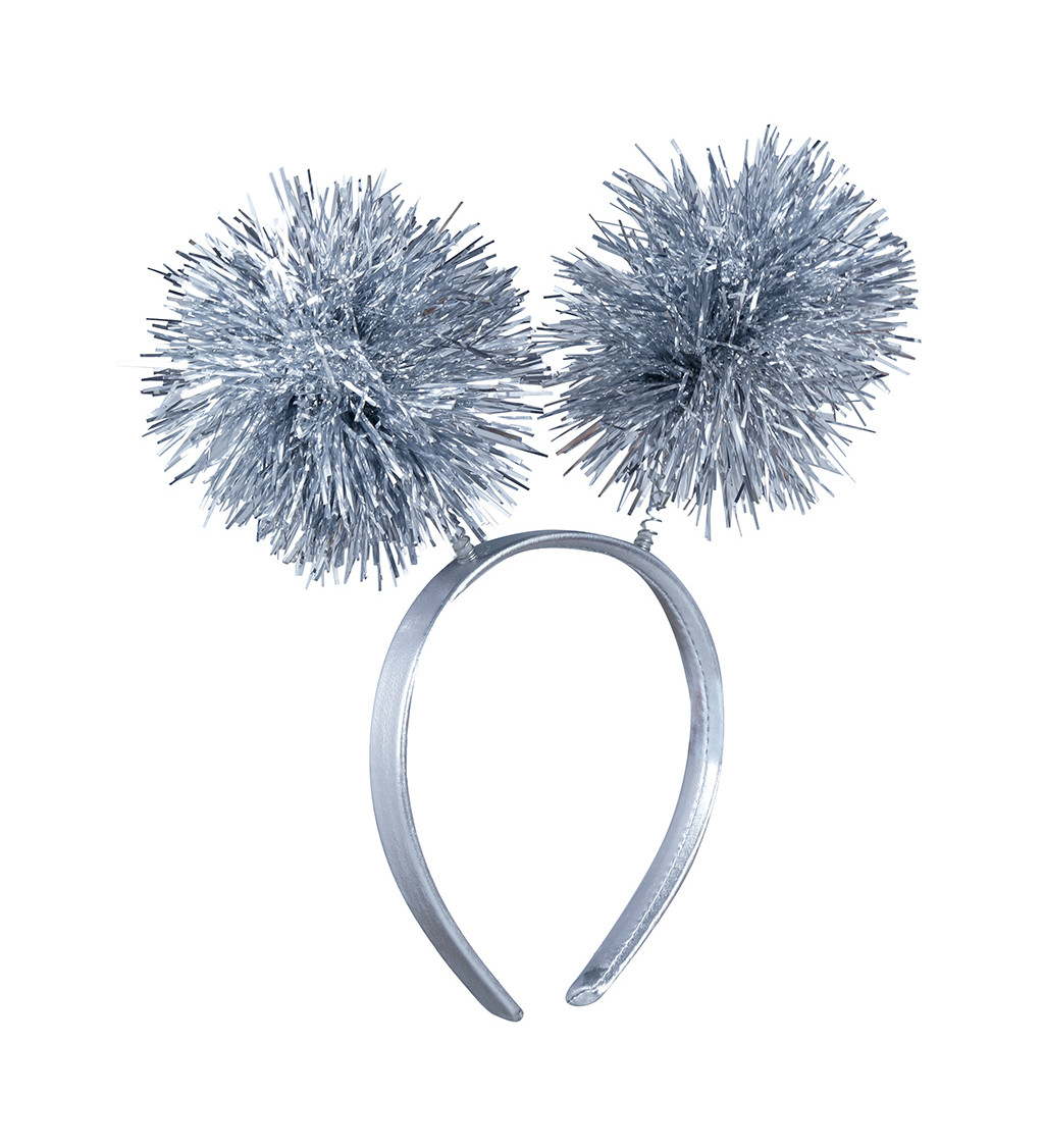 Čelenka - třásněmi stříbrná