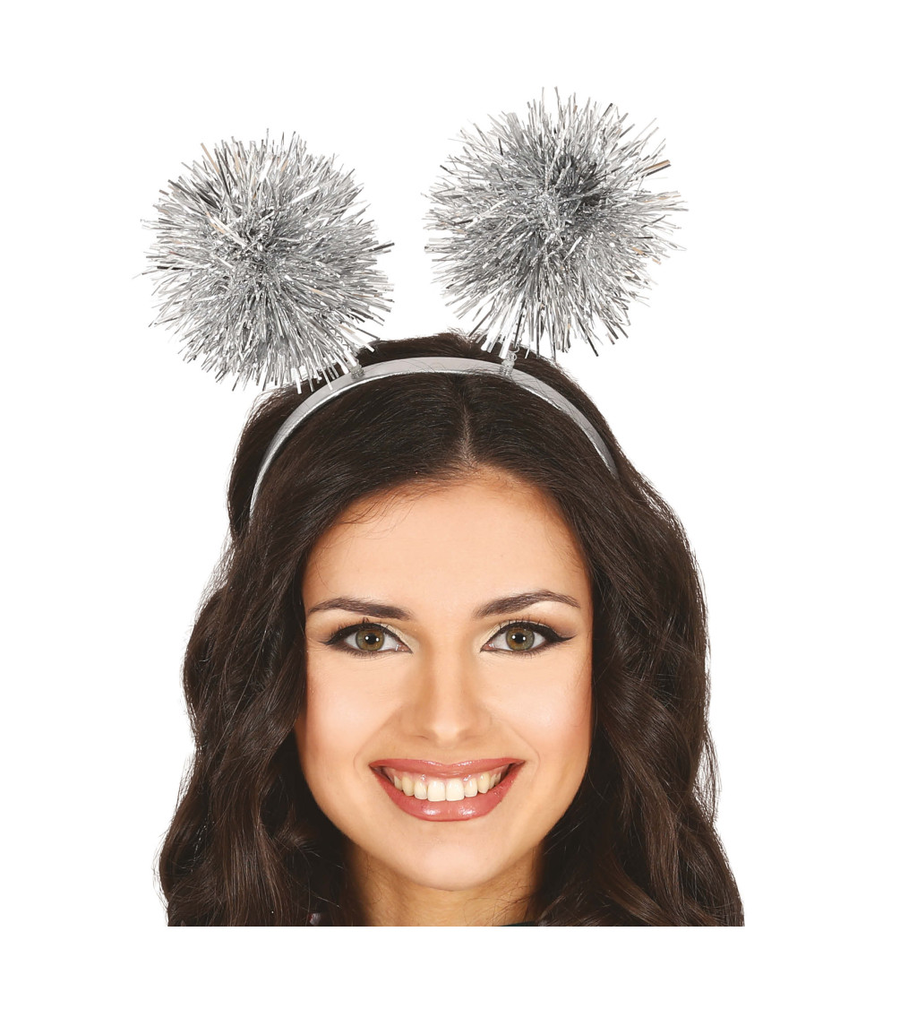 Čelenka - třásněmi stříbrná